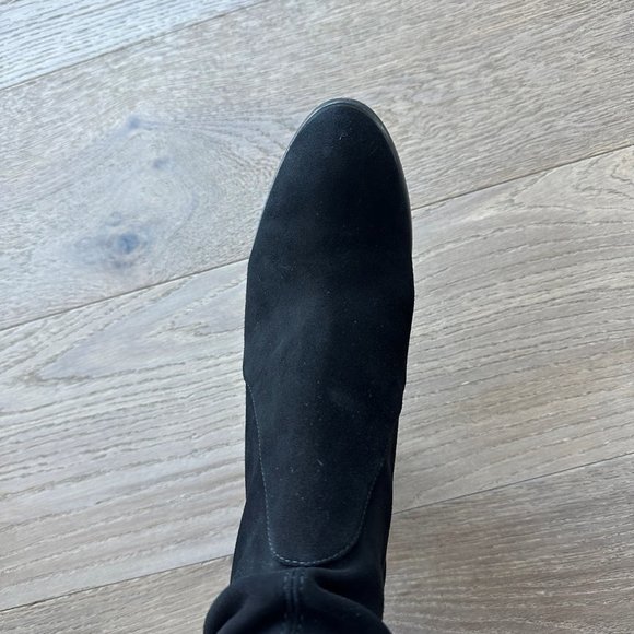 NWT Stuart Weitzman The Highland Boot Black Suede - Size 9 / 39.5 - Picture 4 of 7